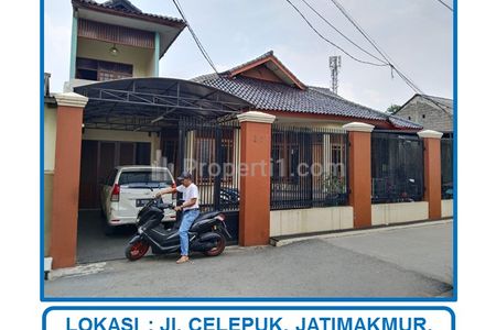 Jual Cepat Rumah 1,5 Lantai SHM Halaman Luas di Jl. Celepuk, Jatimakmur, Pondok Gede, Bekasi.