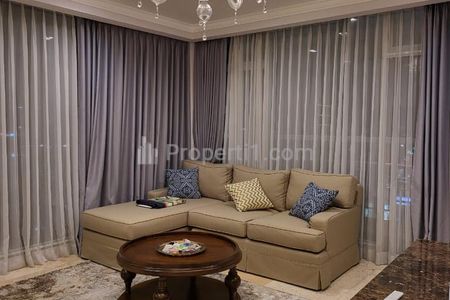 Disewakan Apartemen Istana Sahid Sudirman 2+1 BR Good Furnished