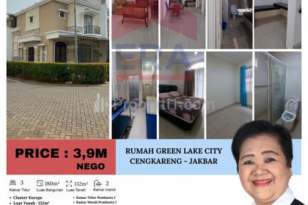 Dijual Rumah Green Lake City, Cengkareng - Jakarta Barat