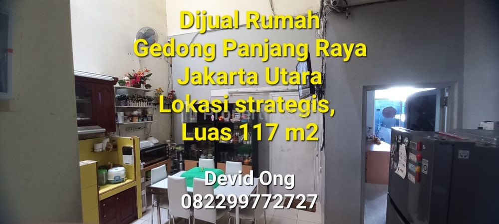 Jual Rumah 2,5 Lantai di Jalan Gedong Panjang Raya, Jakarta Utara