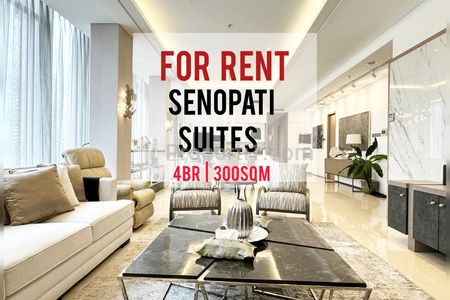 Sewa Apartemen Senopati Suites at SCBD 3BR 300sqm, Furnished Bagus, Ready To Move In, Direct Owner - YANI LIM 08174969303