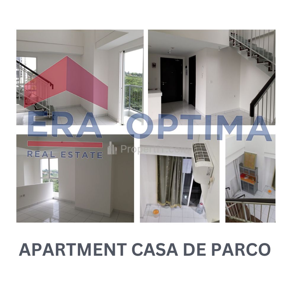 Disewakan Apartment Casa De Parco Tipe Loft 1 Kamar Lantai 2 Kosongan (Ada AC dan Kitchen)