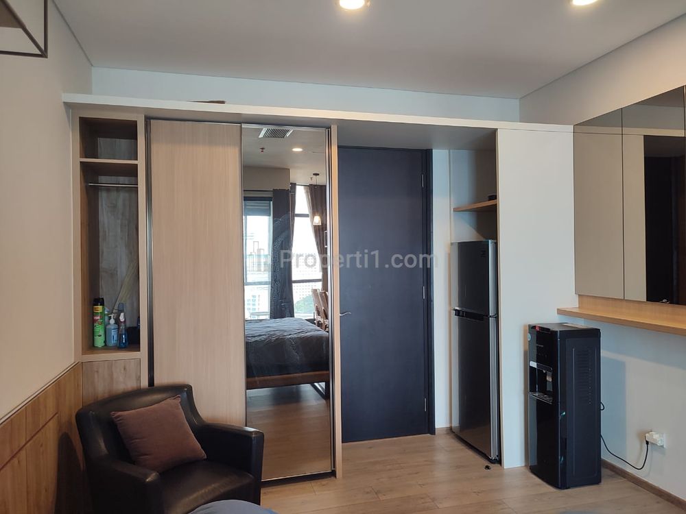 Disewakan Modern Minimalist Sudirman Suites Apartment Strategic Location In Central Jakarta - Type Studio Fully Furnished