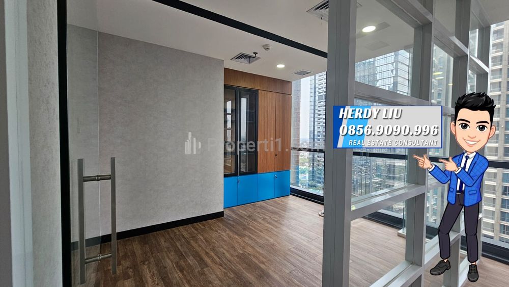 Disewakan Kantor Office District 8 - Treasury Tower Luas 141 Sqm - Semi Furnished di Jakarta Selatan