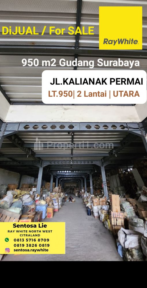 Dijual Gudang Kalianak Timur Surabaya - Akses Kontainer 40 Feet Dekat Pelabuhan Tanjung Perak