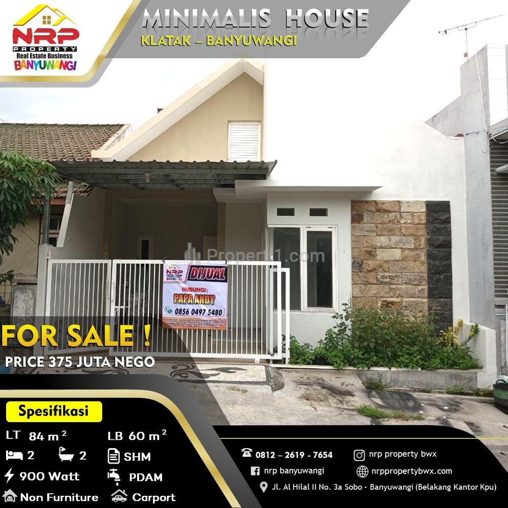 JUAL RUMAH DI GGM GRIYA GIRI MULYA KLATAK BANYUWANGI