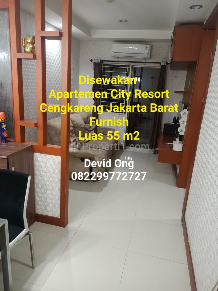 Sewa Apartemen City Resort 2BR Full Furnish di Cengkareng, Jakarta Barat