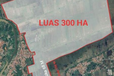 Dijual Tanah Lahan Industri 300 Hektar di Pamanukan Subang
