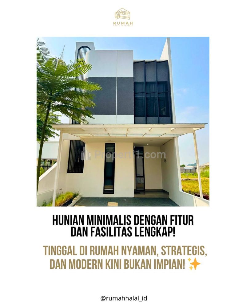 Rumah Dijual di Candela Residence Pamulang Tangerang Selatan dengan SHS dan Panel Surya