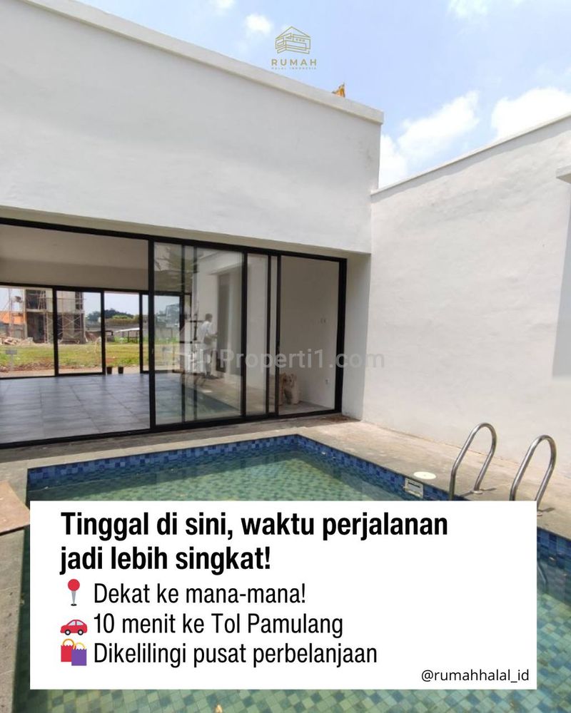 Rumah Dijual di Candela Residence Pamulang Tangerang Selatan dengan SHS dan Panel Surya