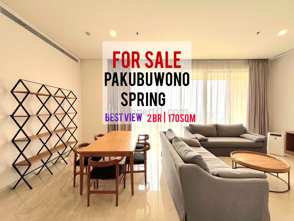 Jual Termurah Apartemen Pakubuwono Spring, 2BR 170sqm Furnished, Limited Corner Unit TERMURAH & Ready To Used, DIRECT OWNER – YANI LIM 08174969303