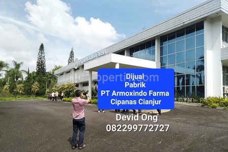 Dijual Pabrik PT Armoxindo Farma di Cipanas, Cianjur, Jawa Barat