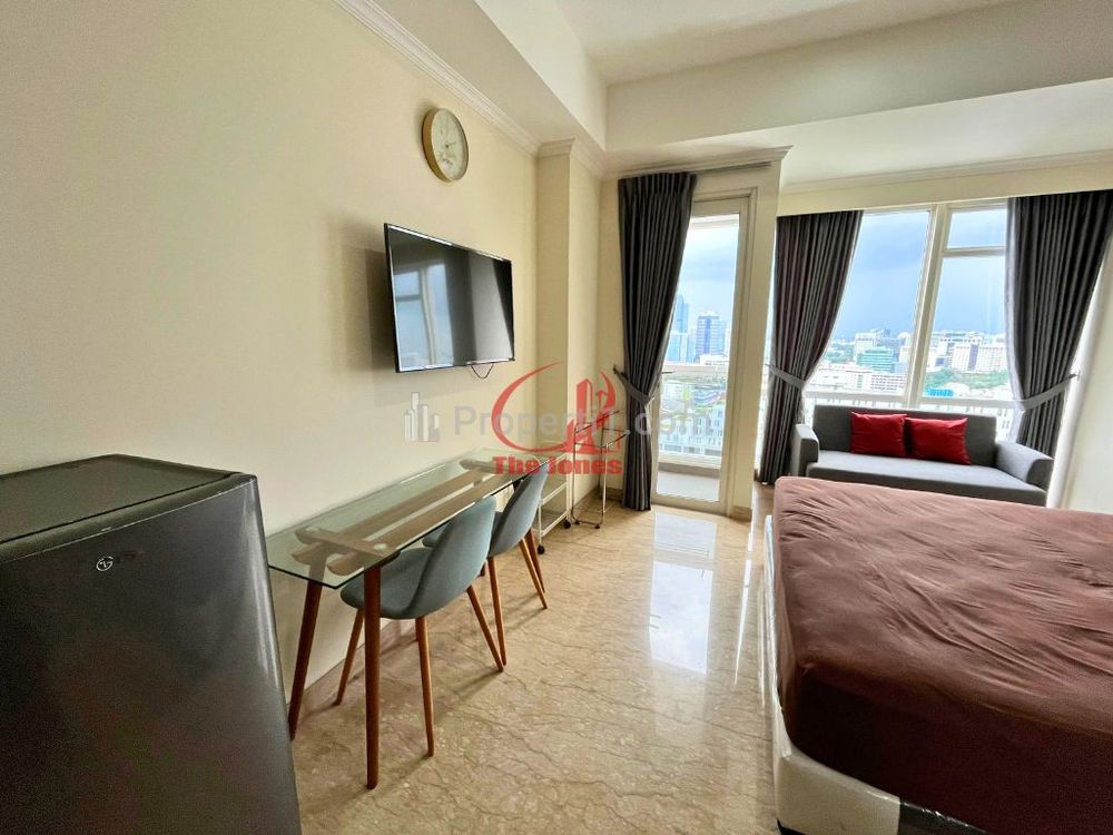 For Rent Apartemen Menteng Park Tipe Studio Fully Furnished, Dekat Taman Ismail Marzuki, RSCM, Bunda Hospital, dan Kampus UI Salemba