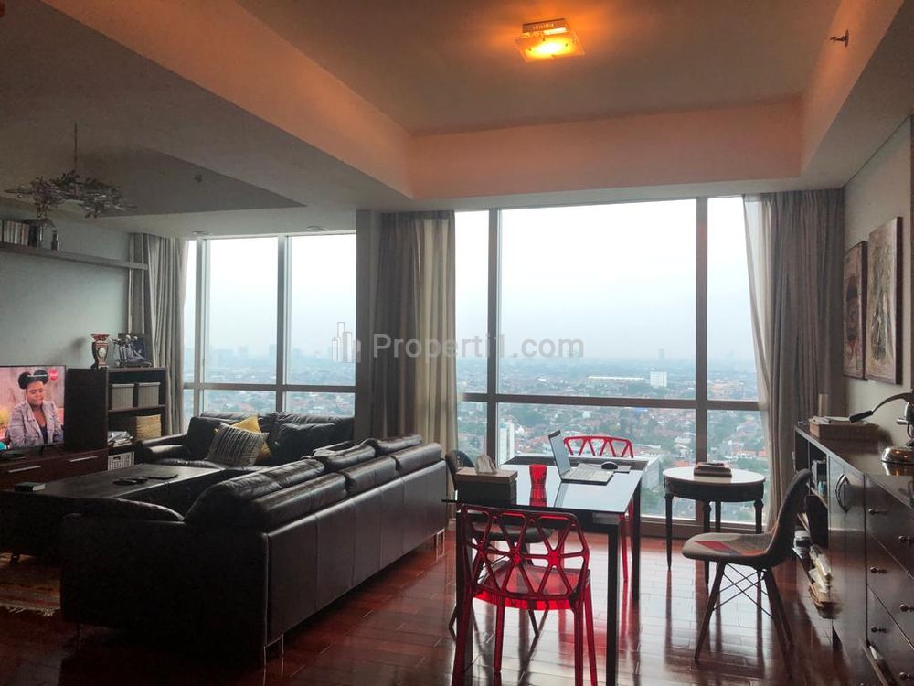 Disewakan Apartemen Kemang Mansion 2BR Lantai 22 Ukuran 73m2 Fully Furnished