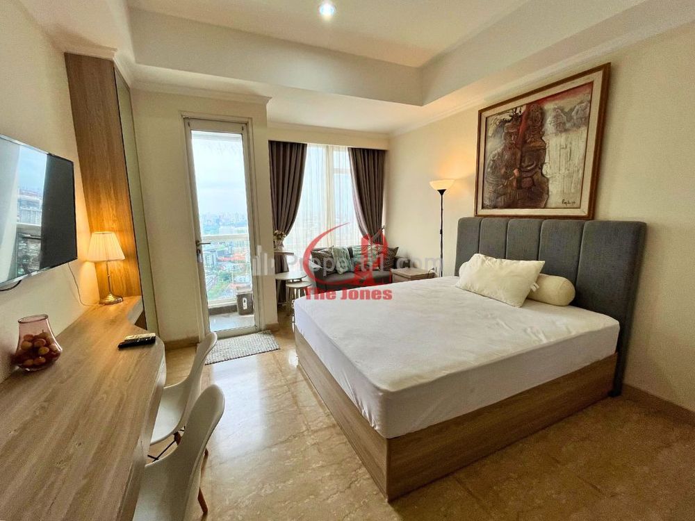 Sewa Apartemen Menteng Park Tipe Studio Fully Furnished, Dekat Taman Ismail Marzuki, RSCM, Bunda Hospital, dan Kampus UI Salemba
