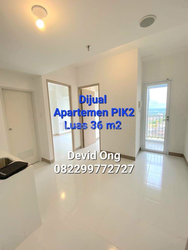 Dijual Apartemen PIK 2 Luas 36 m2 Tipe 2 BR Unfurnished