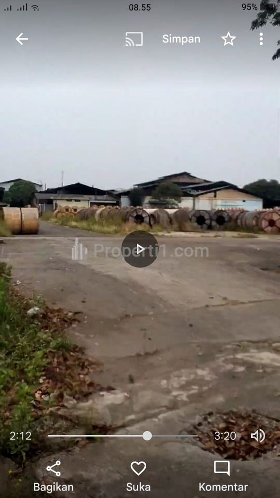 Jual Gudang LT  4,5 Hektar, Bisa Nego di Tipar Cakung, Dekat Tanjung Priok Cilincing, Jakarta Timur