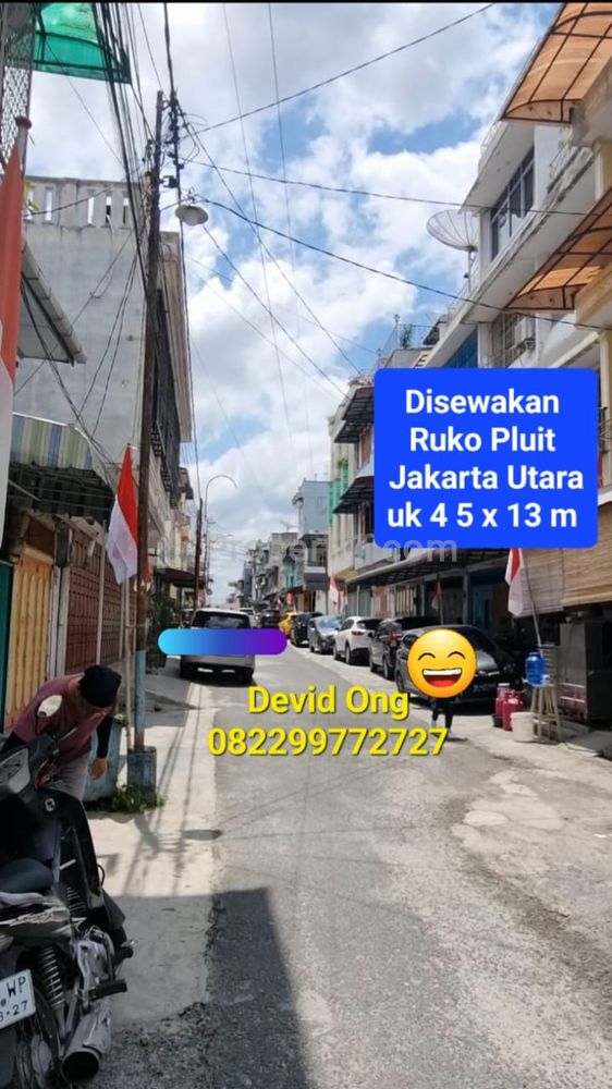 Disewakan Ruko Pluit 3,5 Lantai di Jakarta Utara