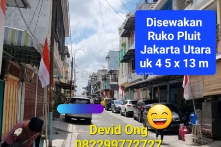 Disewakan Ruko Pluit 3,5 Lantai di Jakarta Utara