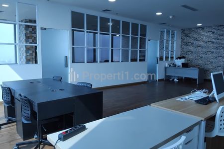 Disewakan Ruang Kantor di SOHO Capital, Tanjung Duren, Jakarta Barat - Furnished Luas 142,84m2