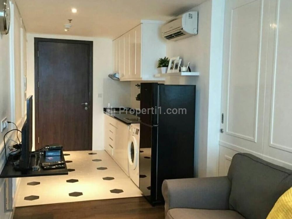 For Rent Full Modern Furnished Apartment at Kemang Village Strategic Location in South Jakarta - 1BR Very Good Condition