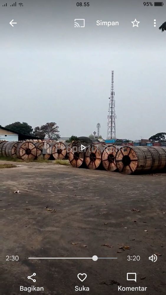 Jual Gudang LT  4,5 Hektar, Bisa Nego di Tipar Cakung, Dekat Tanjung Priok Cilincing, Jakarta Timur