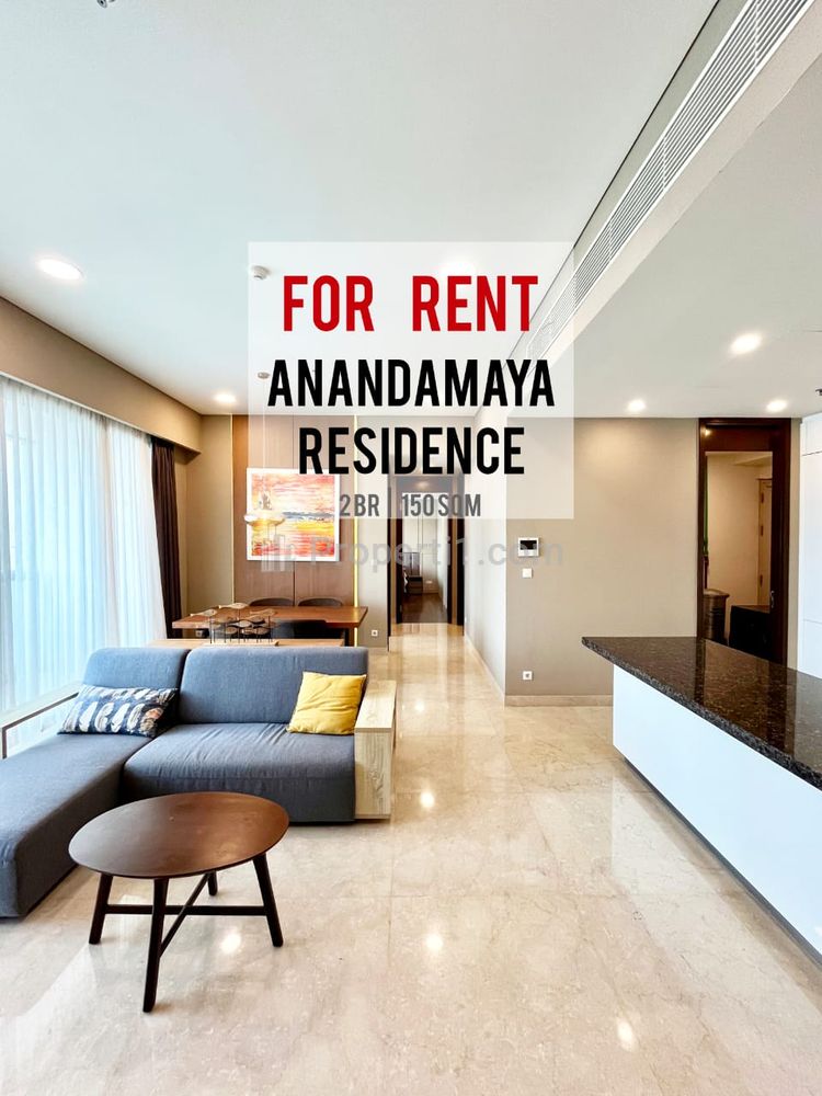 Jual Termurah Apartemen Anandamaya Residence 2BR 150sqm, Furnished Bagus Well Maintained,  Direct Owner - Yani Lim 08174969303