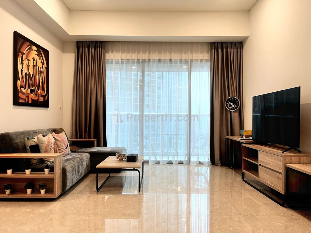 For Rent Luxurious Apartment at Anandamaya Residence Type 2BR Full Modern Furnished - Prime Location in Central Jakarta