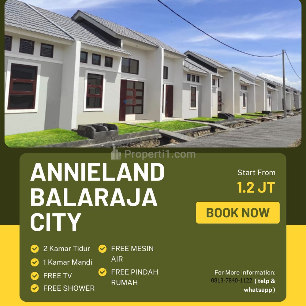 Dijual Rumah Subsidi KPR Rasa Komersil di Megu, Cempaka, Cisoka, Tangerang