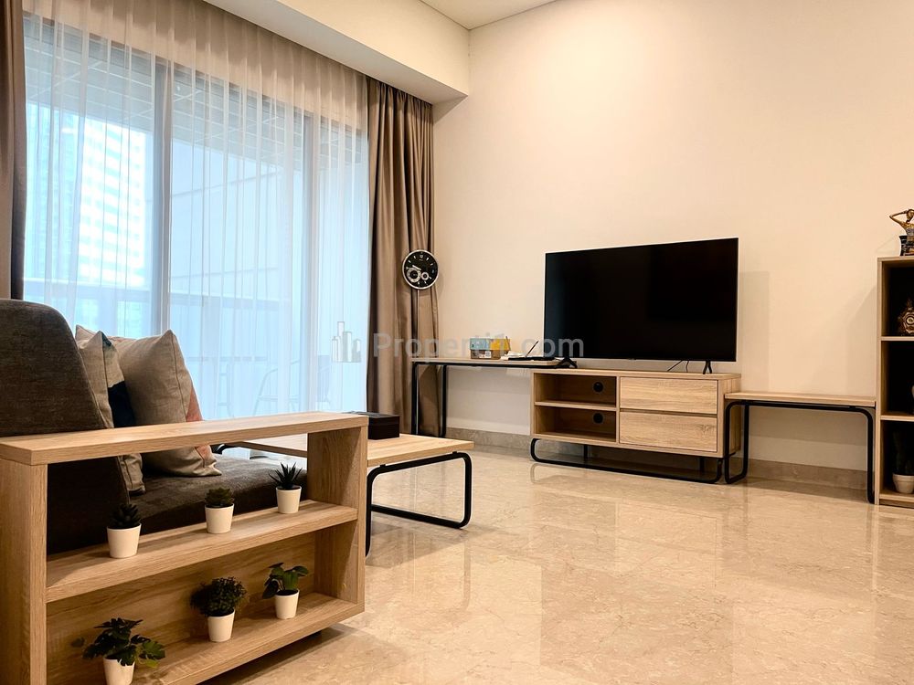 For Rent Luxurious Apartment at Anandamaya Residence Type 2BR Full Modern Furnished - Prime Location in Central Jakarta