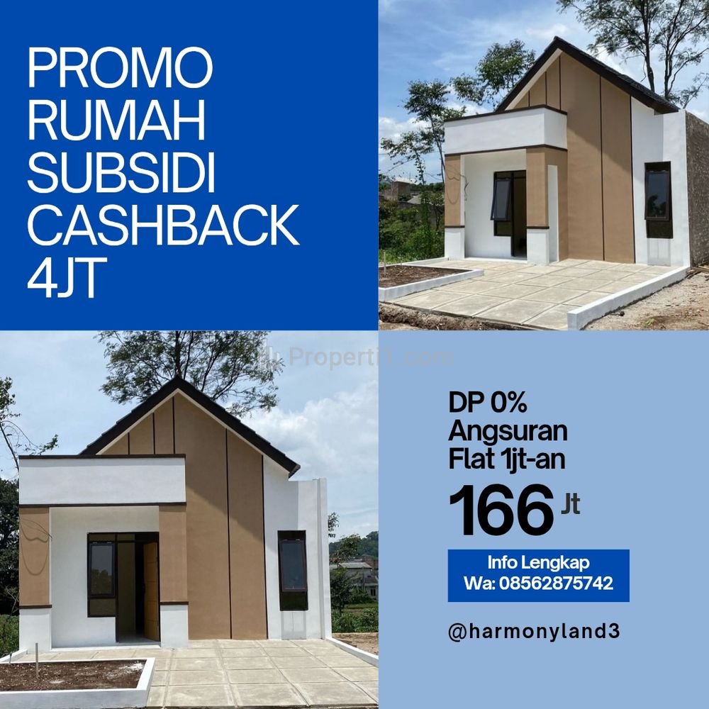 Dijual Murah Rumah Subsidi Sumedang Tanpa DP Strategis di Tanjungsari Sumedang, Dekat Toll Pamulihan