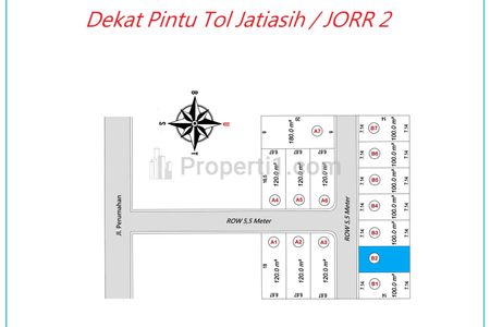 Jual Tanah Kavling SHM di Jatiasih Bekasi, Dicicil Tanpa Bunga