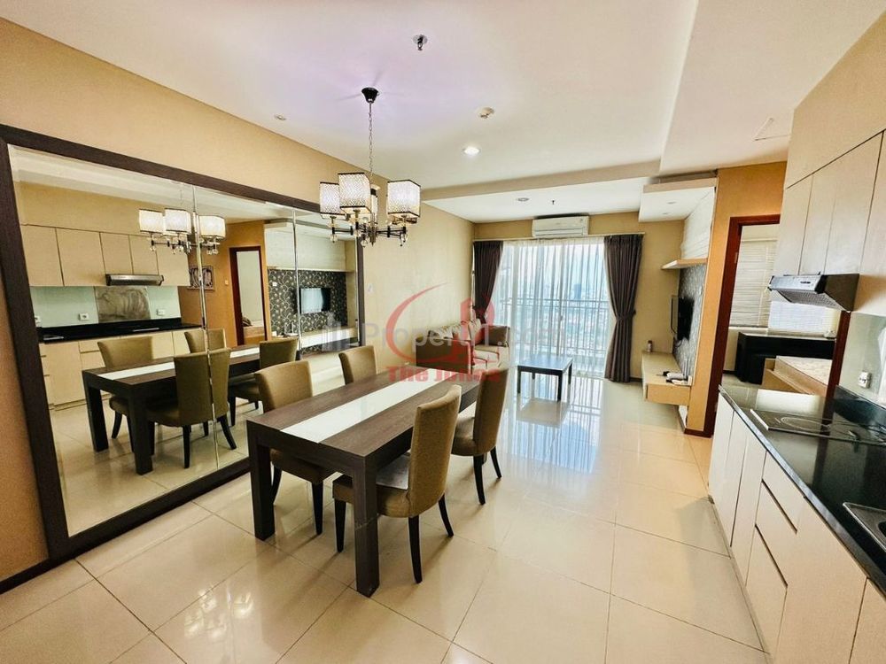 Sewa Apartemen Thamrin Residence Tower Edelweis Tipe 3+1 Bedroom Full Furnished, Dekat Mall Grand Indonesia, Plaza Indonesia, dan Thamrin
