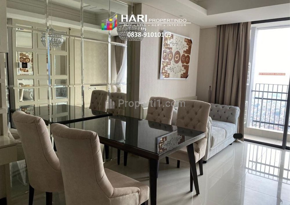 For Rent Apartment Casa Grande Tower Bella 2 BR Fully Furnished, Unique Design, Connecting to Mall Kokas, Close to LRT / Busway