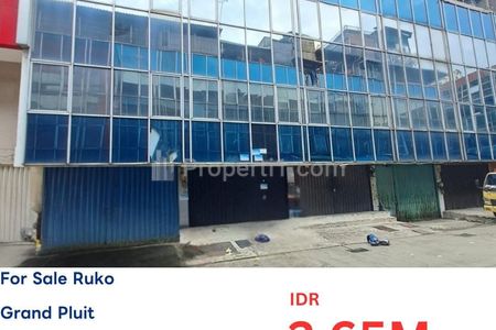 Dijual Ruko MURAH Grand Pluit Mall di Pluit, Jakarta Utara