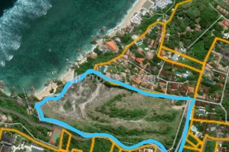 Jual Murah Tanah 3,95 Hektar di Pantai Bingin, Hadap Laut, Pecatu, Kuta Selatan, Badung, Bali