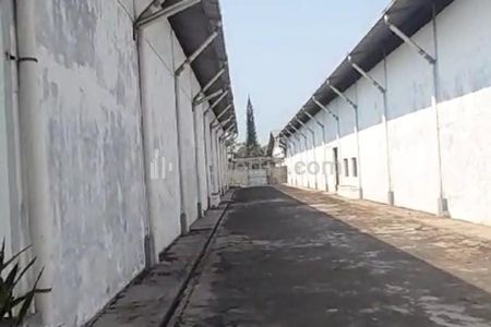 Jual Cepat Gudang Luas 2 Hektar Bangunan 8000 m2, Ada Limbah IPAL, di Raya Pantura Tegal Jawa Tengah