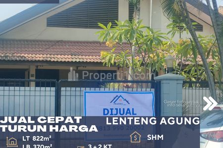 Turun Harga! Jual Cepat Rumah di Lenteng Agung Barat Jakarta Selatan