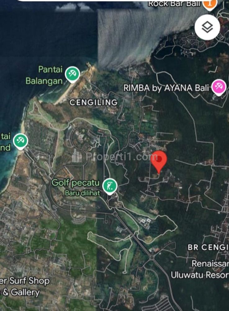 Jual Tanah Kavling di Jl Pantai Balangan Jimbaran Kuta Selatan Badung Bali