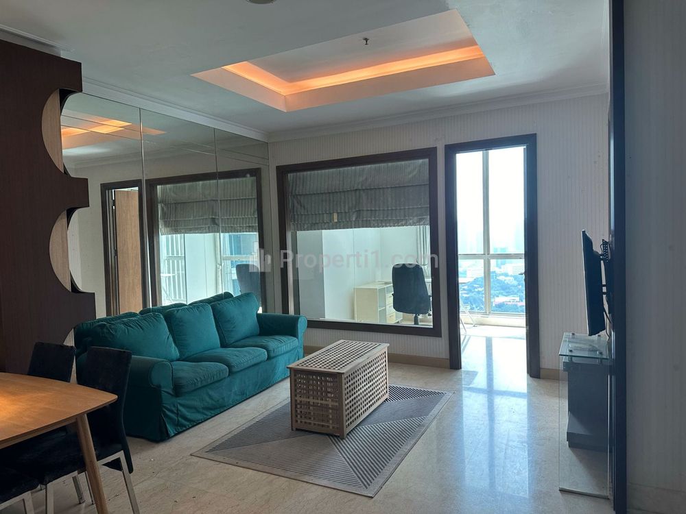 Sewa Apartemen Residence 8 Senopati Lantai Tinggi 2BR Fully Furnished