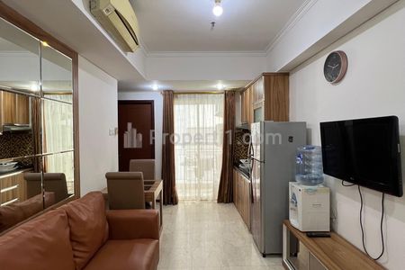 Sewa Apartemen Royal Mediterania Garden Residences Tipe 2BR Furnished Luas 42m2
