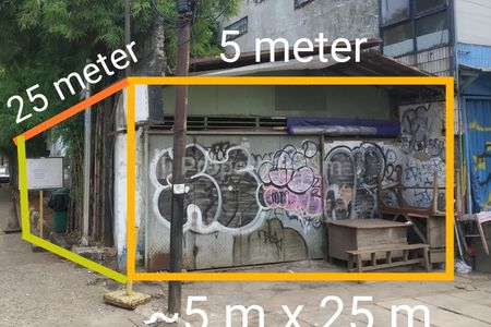 Dijual Tanah Komersial di Bidara Cina, Jatinegara, Jakarta Timur