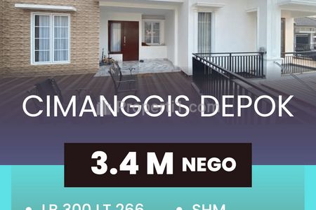Jual Rumah di Cimanggis Depok Cakep Siap Huni