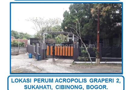 Jual Cepat Rumah Hook SHM di Perumahan Acropolis, Cibinong, Bogor