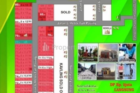 Dijual Tanah Kavling Strategis di Pranti, Gresik