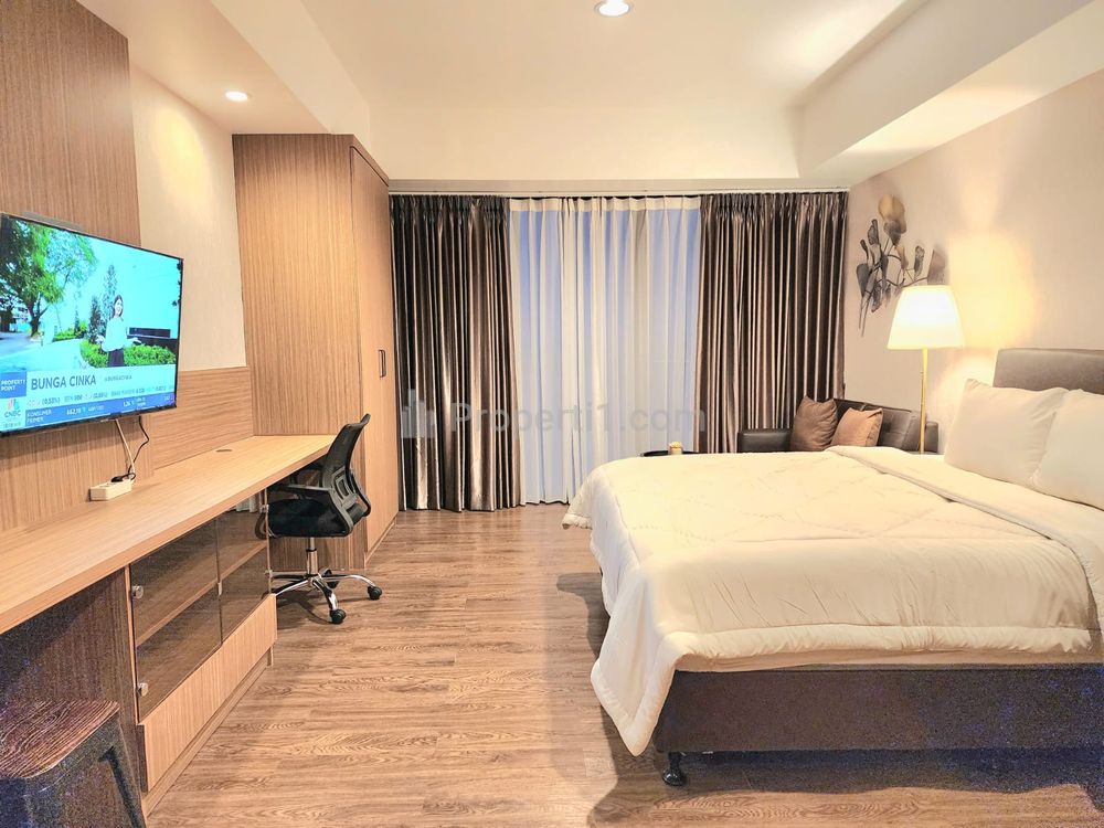 Dijual Apartemen Nine Residence Studio di Bawah Harga Pasaran - Full Furnished