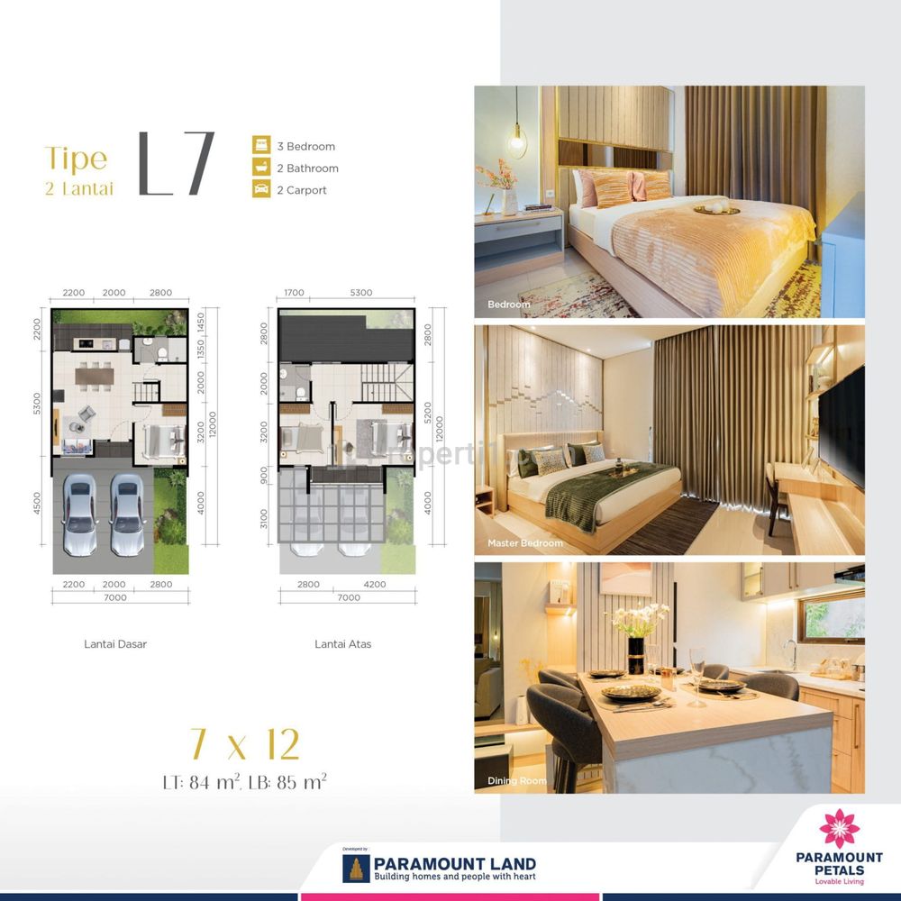 Dijual Rumah Murah Dekat Akses Tol di Paramount Petals Tangerang