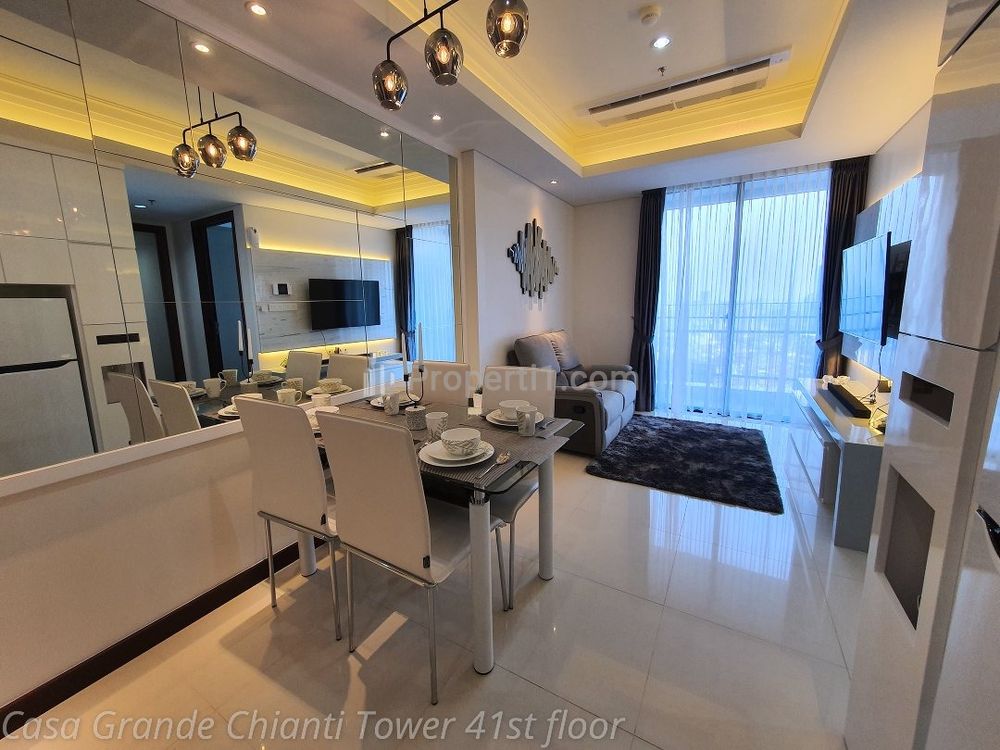 Disewakan Apartemen Casa Grande Phase 2 Jakarta Selatan - 2+1BR Full Furnished