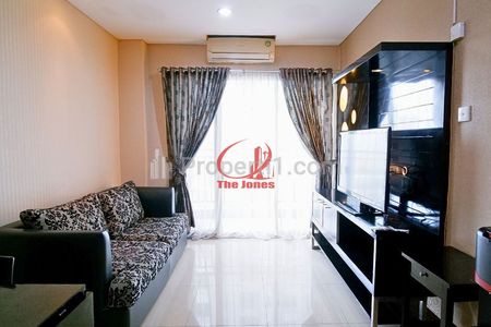 Sewa Apartemen Thamrin Residence Tower Edelweis Tipe 2 Bedroom Full Furnished, Dekat Mall Grand Indonesia, Plaza Indonesia, dan Thamrin
