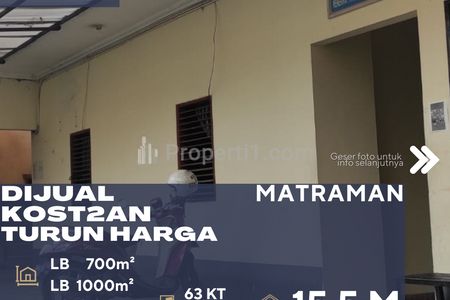 Dijual Cepat Kost-kostan Aktif di Matraman Jakarta Timur
